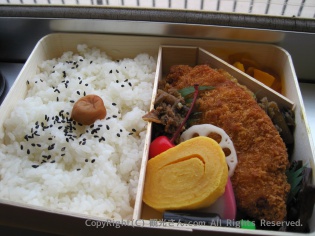 昭和39年当時のお弁当の中身