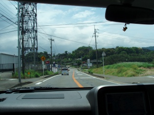 国道２０７号線の風景