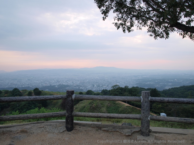 山頂からの景色
