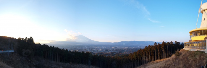 御殿場美華ガーデンから見える風景
